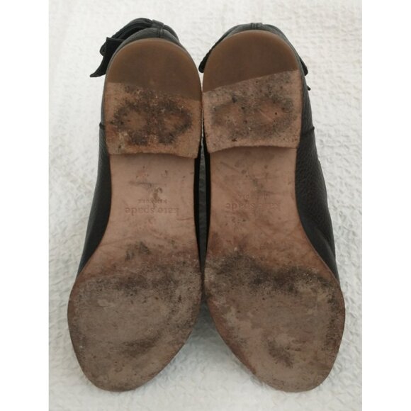 Kate Spade NY Women's Leather Ankle Boots Prospect Bow Stretch Side Bootie - 9M - Picture 10 of 10